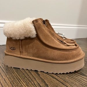Ugg Funkette boot with zipper. Purchased last spring WORN ONCE